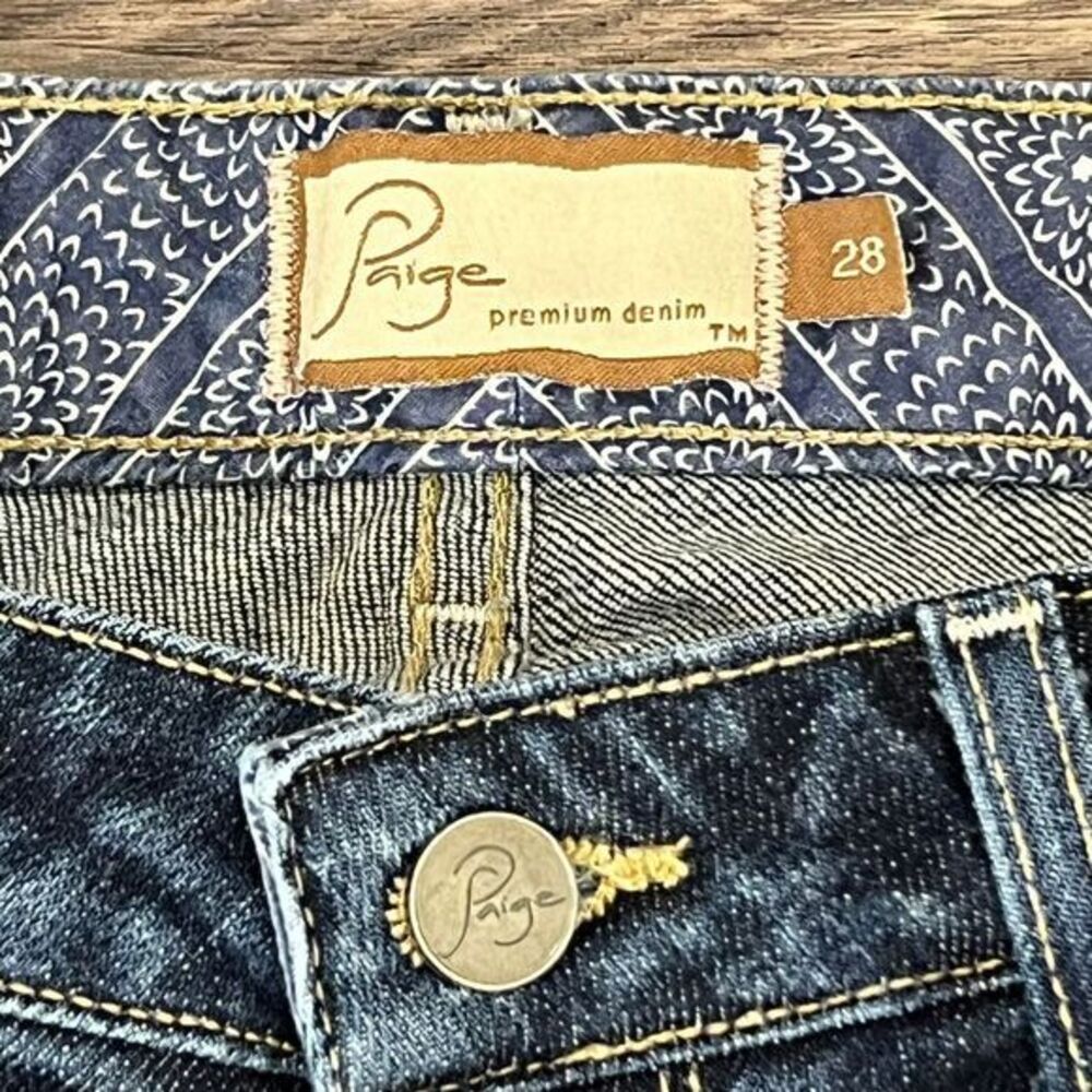 Paige Blue Heights Skinny‎ Straight Jeans 28